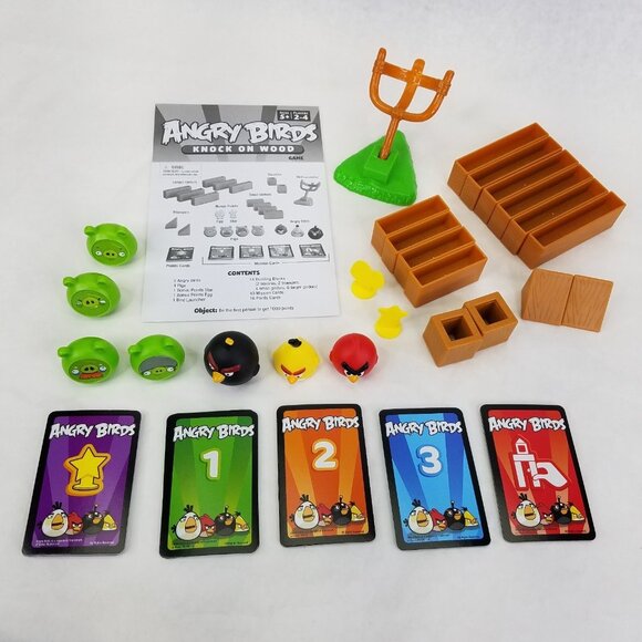 Angry Birds - Knock On Wood Game - 3-D Stackable Plastic Spring-loaded Launcher - Picture 4 of 9